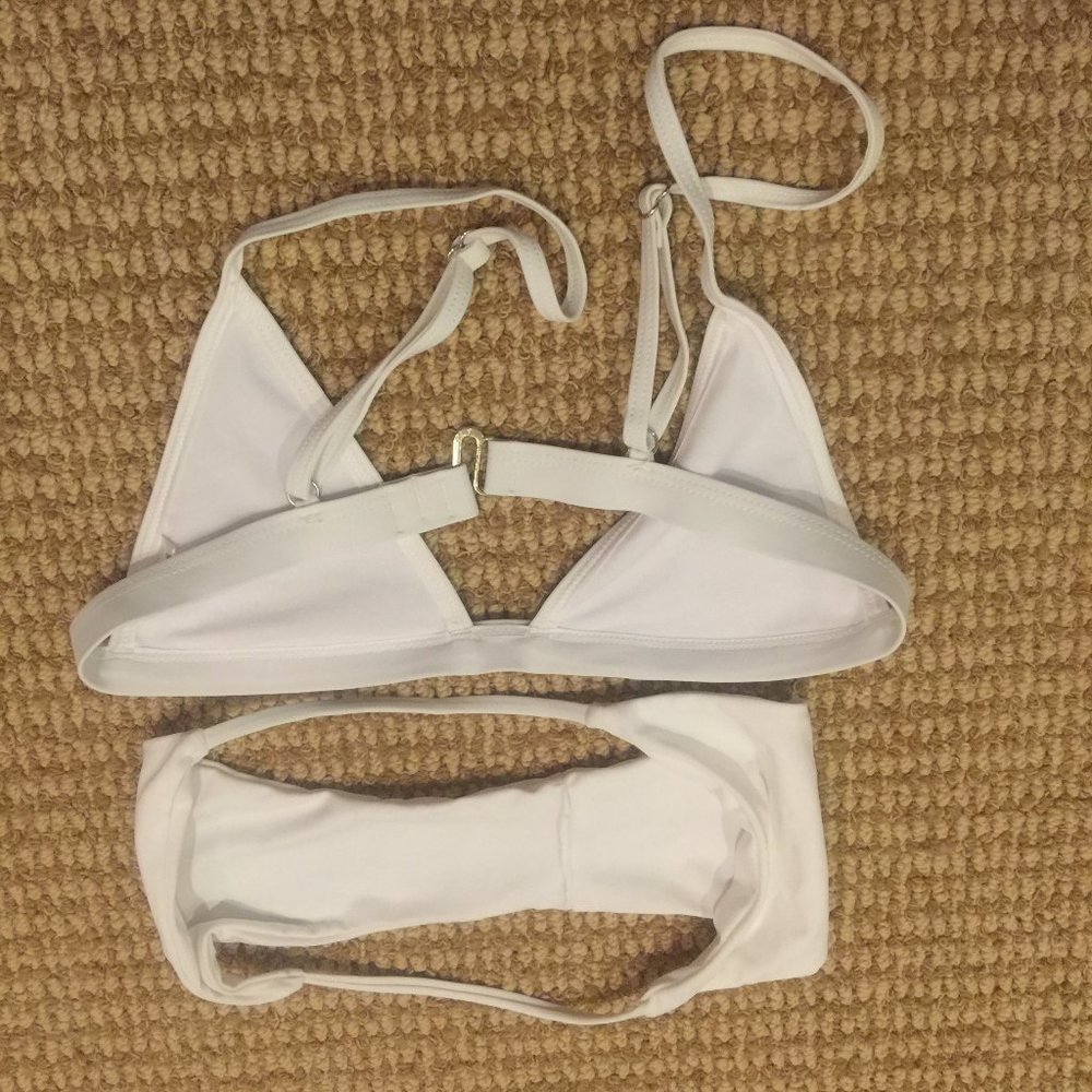 White String Bikini Small - Picture 4 of 7